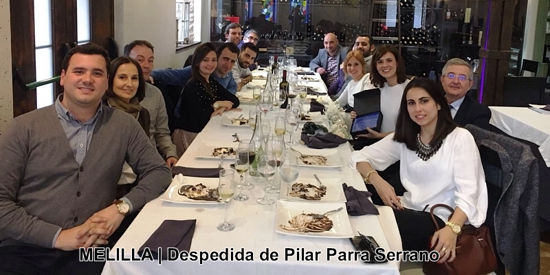 Despedida homenaje a Pilar Parra Serrano, ingeniera muy apreciada por sus compañeros melillenses