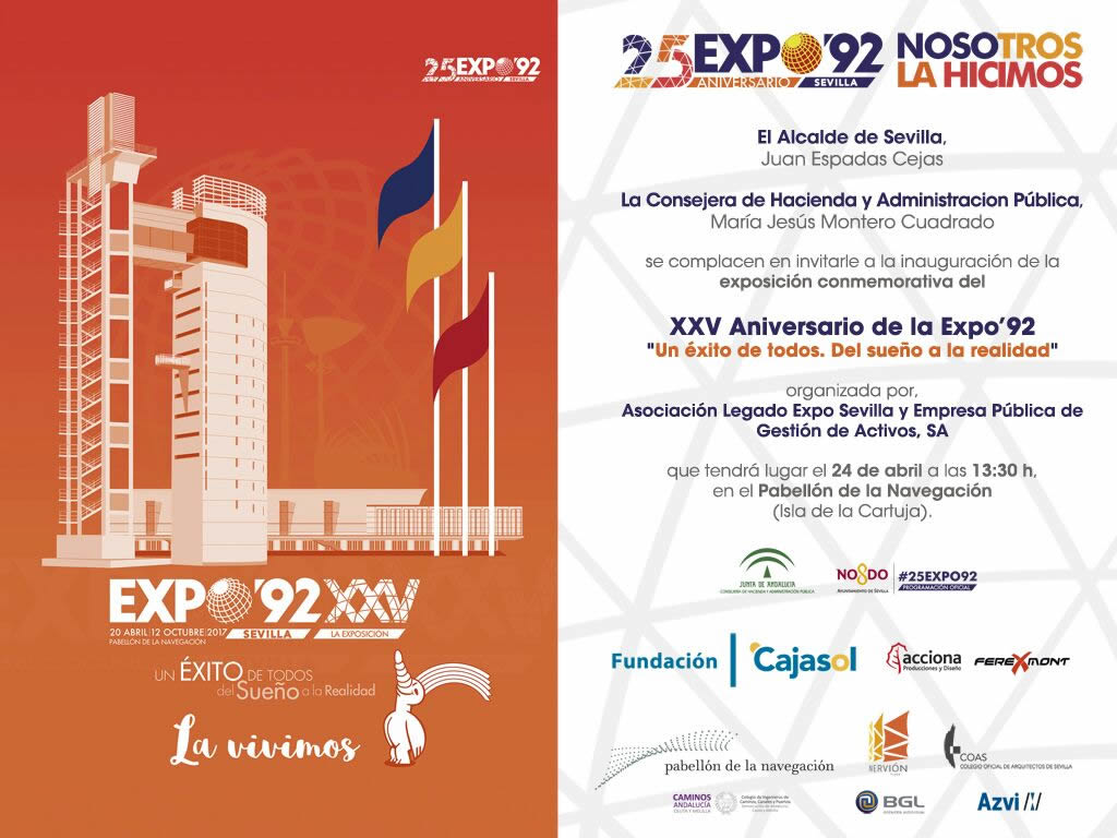Inauguración Exposición Conmemorativa XXV Aniversario de EXPO'92