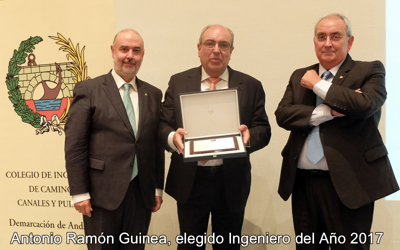 El presidente de la CHG, Antonio Ramón Guinea, elegido Ingeniero del Año 2017