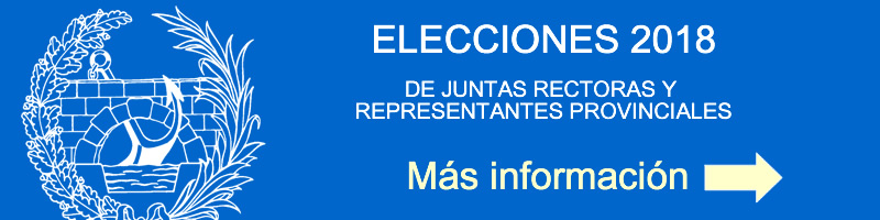 ELECCIONES 2018. JUNTAS RECTORAS Y REPRESENTANTES PROVINCIALES