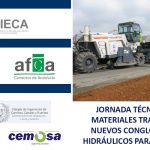 Granada. Jornada técnica “Materiales tratados con nuevos conglomerantes hidráulicos para carreteras”