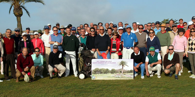 El Torneo de Golf Santo Domingo cumple sus bodas de plata con récord de participación