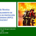 Cádiz. Jornada “Nuevo Reglamento de Instalaciones de Protección Contra Incendios (RIPCI) R.D. 513/2017”