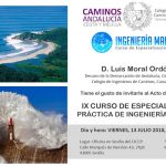 Sevilla. Acto de Clausura del IX Curso de Especialización Práctica de Ingeniería Marítima