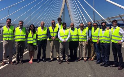 La Junta Rectora se reúne en Cádiz y visita el Puente de la Constitución 1812