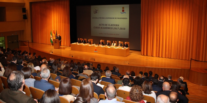 La ETSI de Sevilla y la Demarcación, nuevamente juntos para la graduación de egresados del curso 2017-2018