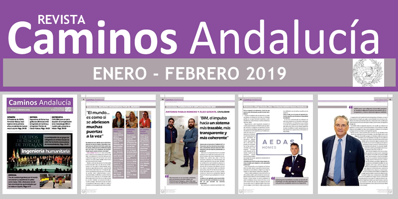 Disponible la revista de Caminos Andalucía ENE FEB 2019