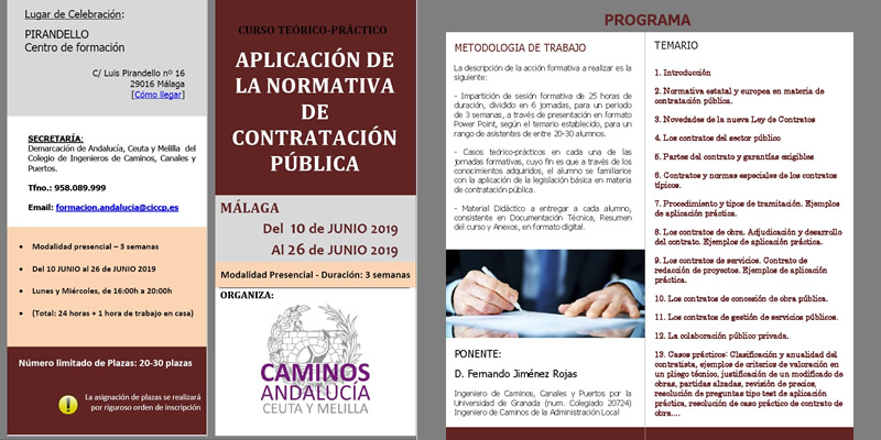 Málaga. Curso «Aplicación de la Normativa de Contratación Pública»