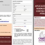 Melilla. Curso "Aplicación de la Normativa de Contratación Pública"