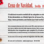 Sevilla | Cena de Navidad y Entrega del Ingeniero del Año 2019