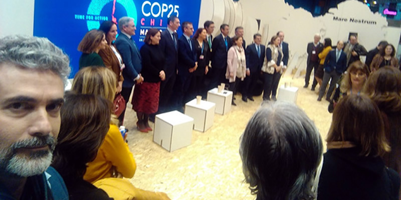 El Vicedecano acompaña a una ‘Andalucía comprometida con el planeta’ en su presentación en el COP25 en Madrid