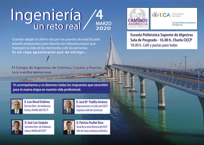 Cádiz | Charla CICCP. "Ingeniería un reto real"