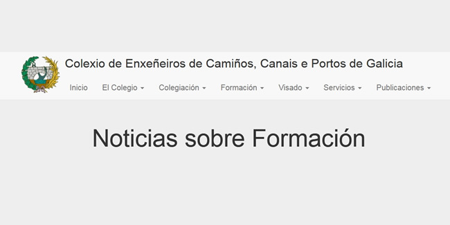 Noticias sobre Formación Online - Demarcación de Galicia