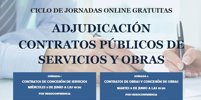 Jornada Online Gratuita Sobre Adjudicación Contratos Públicos De Servicios
