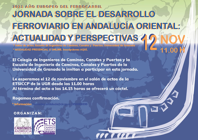 Jornada "El desarrollo ferroviario en Andalucía oriental: actualidad y perspectivas"