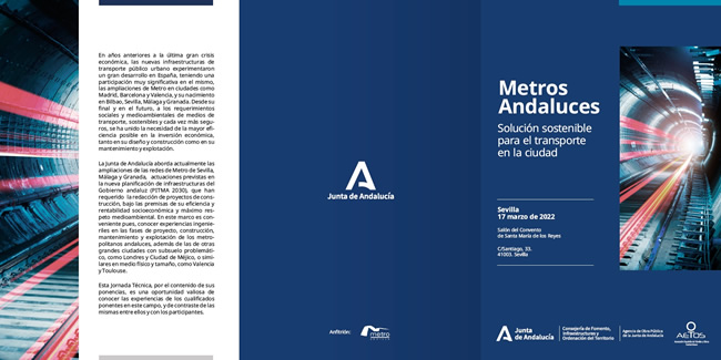Jornada "Metros Andaluces, Solución sostenible para el transporte en la ciudad"