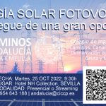 Jornada "ENERGÍA SOLAR FOTOVOLTAICA. El despegue de una gran oportunidad"