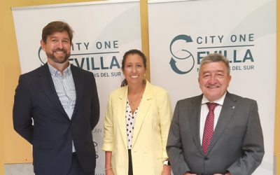 Gaesco presenta al Colegio el proyecto ‘Sevilla City One. La Metrópolis del Sur’