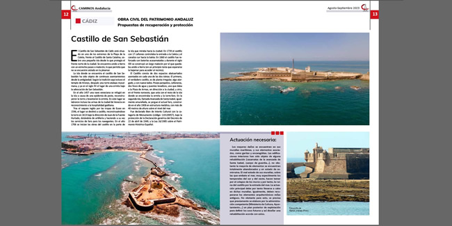 Disponible la revista de Caminos Andalucía · Patrimonio Andaluz: Un legado por proteger