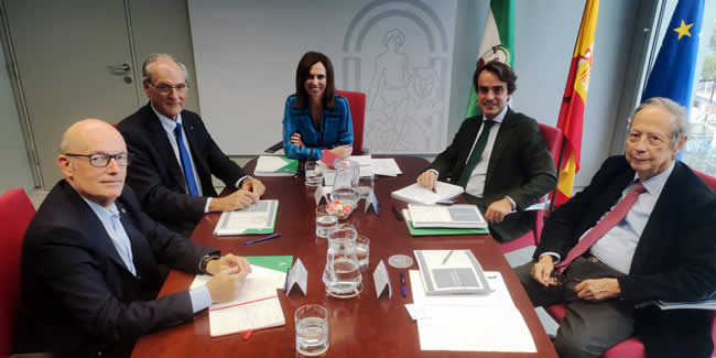 Presentamos a la Junta con ASIAN las propuestas de la Ingeniería al progreso de Andalucía