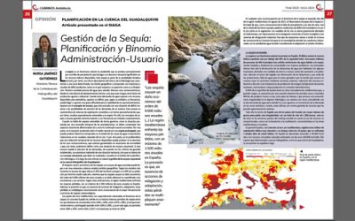 Disponible la revista de Caminos Andalucía · Especial Agua y Sequía. La Importancia de la Planificación Hidrológica y de la Gestión de Recursos