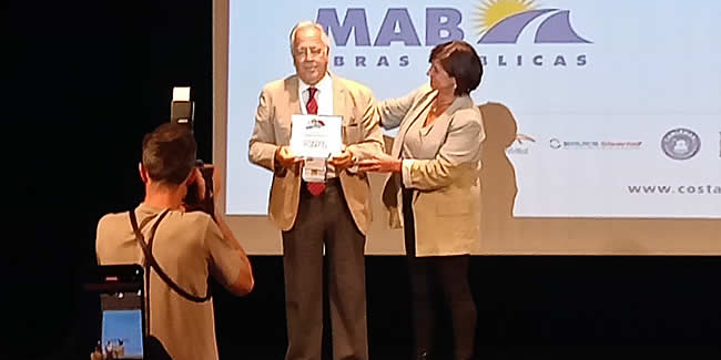 Gregorio Gómez Pina ha sido galardonado con el Premio a la Trayectoria Profesional en Costas y Puertos