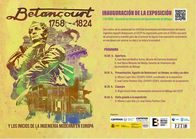 Málaga - Exposición "Betancourt (1758-1824): Los inicios de la ingeniería moderna en Europa"