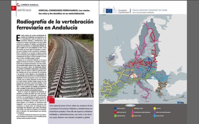 Disponible la revista de Caminos Andalucía · ESPECIAL CORREDORES FERROVIARIOS