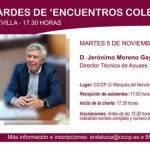 Tardes de ‘Encuentros Colegiales’ | Encuentro con el Director Técnico de ACUAES