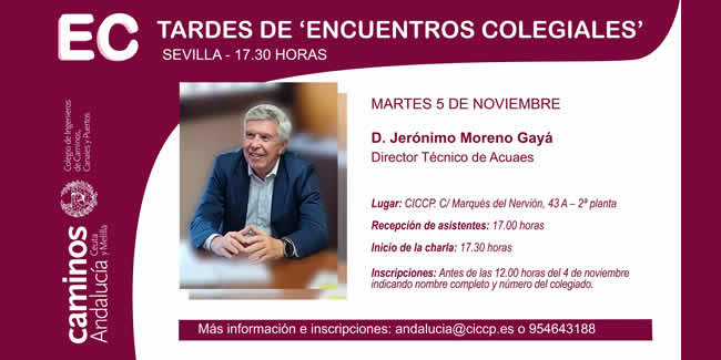 Tardes de ‘Encuentros Colegiales’ | Encuentro con el Director Técnico de ACUAES