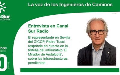 «El dinero que se destina a las infraestructuras no es un gasto sino una inversión»: Tucci denuncia el déficit estructural en Sevilla desde Canal Sur Radio