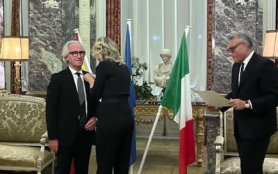 Pietro Tucci recibe la Estrella de Italia por su trayectoria en la Ingeniería en nuestro país