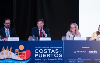 Ana Chocano destaca en Punta Umbría el papel de los Ingenieros de Caminos ante los retos del litoral y los puertos