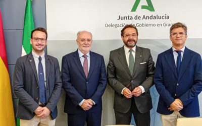 Antonio Granados apoya el interés de los Ingenieros de Caminos de colaborar en situaciones de emergencias